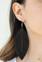 Load image into Gallery viewer, Paparazzi Naturally Beautiful - Black Earrings
