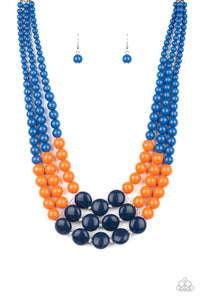 Beach Bauble - Paparazzi - Blue Necklace