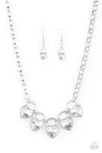 Load image into Gallery viewer, Paparazzi HEART On Your Heels - White Heart Necklace
