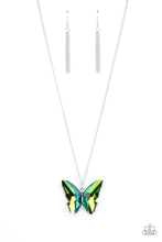 Load image into Gallery viewer, Paparazzi The Social Butterfly Effect - Blue/Green Butterfly Necklace
