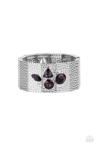 Paparazzi Flickering Fortune - Purple Bracelet