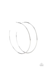 Load image into Gallery viewer, Paparazzi Colossal Couture - Silver Hoop Earrings

