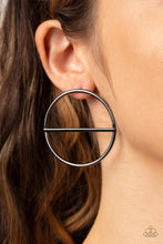 Load image into Gallery viewer, Paparazzi Dynamic Diameter - Black Post Earrings
