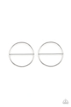 Load image into Gallery viewer, Paparazzi Dynamic Diameter - Silver Earrings
