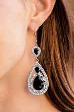 Load image into Gallery viewer, Paparazzi Posh Pageantry - Black Earrings
