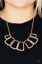 Load image into Gallery viewer, Paparazzi Full-Fledged Framed - Gold Necklace

