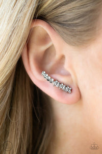Paparazzi Flowery Finale - White Ear Crawlers