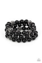 Load image into Gallery viewer, Paparazzi Poshly Packing - Black Bracelets
