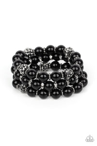 Paparazzi Poshly Packing - Black Bracelets