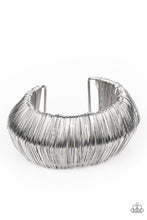 Load image into Gallery viewer, Paparazzi Wild About Wire - Silver Cuff Bracelet
