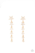 Load image into Gallery viewer, Paparazzi Americana Attitude - Gold Earrings
