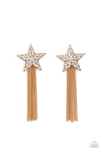 Load image into Gallery viewer, Paparazzi Superstar Solo - Gold Earrings
