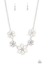 Load image into Gallery viewer, Paparazzi Fiercely Flowering - White Pearl Necklace
