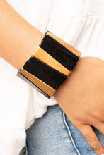 Load image into Gallery viewer, Paparazzi Bahama Boardwalk - Black Bracelet
