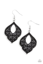 Load image into Gallery viewer, Paparazzi Thessaly Terrace - Black Earrings
