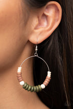 Load image into Gallery viewer, Paparazzi Earthy Esteem - Green Earrings

