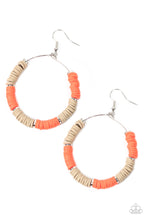 Load image into Gallery viewer, Paparazzi Skillfully Stacked - Orange Earrings
