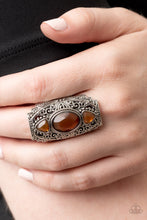 Load image into Gallery viewer, Paparazzi Castle Terrace - Brown Ring
