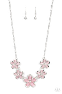 Paparazzi Garden Daydream - Pink Necklace