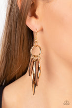 Load image into Gallery viewer, Paparazzi Primal Palette - Gold Earrings
