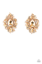Load image into Gallery viewer, Paparazzi We All Scream for Ice QUEEN - Gold Post Earrings
