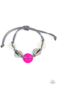 Paparazzi Shore Up - Pink Bracelet