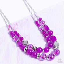 Load image into Gallery viewer, Paparazzi Mere Magic - Purple Necklace

