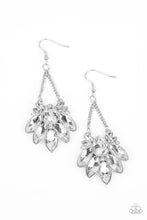 Load image into Gallery viewer, Paparazzi Prismatic Pageantry - White Earrings
