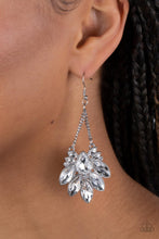Load image into Gallery viewer, Paparazzi Prismatic Pageantry - White Earrings
