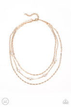 Load image into Gallery viewer, Paparazzi Offshore Oasis - Gold Choker Necklace
