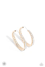 Load image into Gallery viewer, Paparazzi GLITZY By Association - Gold Hoop Earrings
