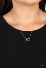 Load image into Gallery viewer, Paparazzi Hugs and Kisses - Silver Necklace
