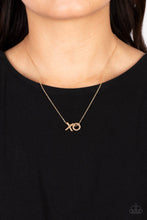 Load image into Gallery viewer, Paparazzi Hugs and Kisses - Gold Necklace
