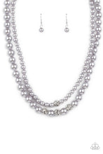 Load image into Gallery viewer, Paparazzi Brilliant Ballerina - Silver Pearl Necklace
