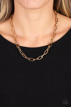 Load image into Gallery viewer, Paparazzi Boston Backdrop - Gold Necklace

