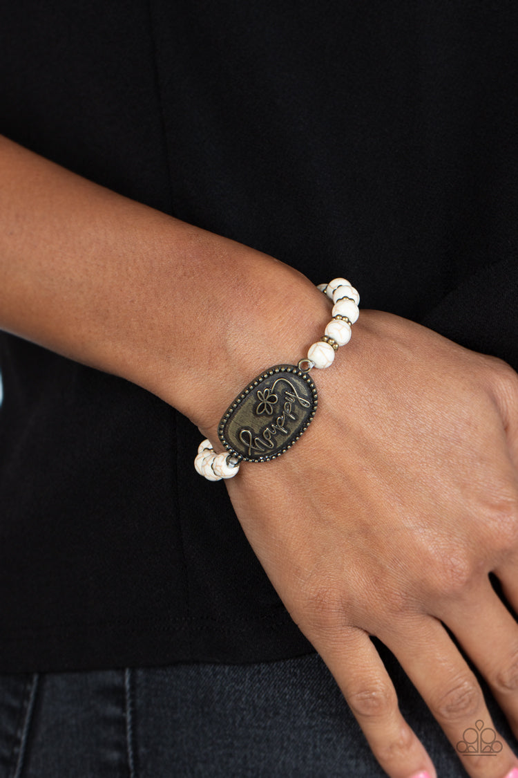 Paparazzi Lively Landscape - Brass Bracelet