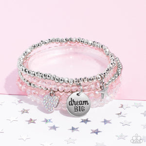 Paparazzi Teenage DREAMER - Pink Bracelets