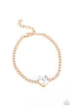 Load image into Gallery viewer, Paparazzi Bedazzled Beauty - Gold Bracelet
