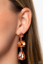 Load image into Gallery viewer, Paparazzi Royal Appeal - Copper Earrings
