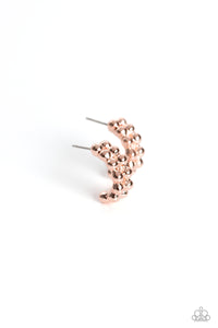 Paparazzi Bubbling Beauty - Rose Gold Earrings