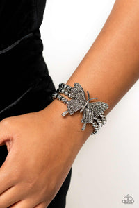 Paparazzi First WINGS First - White Bracelet