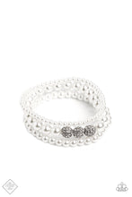 Load image into Gallery viewer, Paparazzi Showy Soprano - White Bracelet
