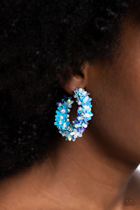 Paparazzi Fairy Fantasia - Blue Earrings