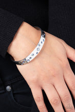 Load image into Gallery viewer, Paparazzi Starburst Shimmer - Blue Cuff Bracelet
