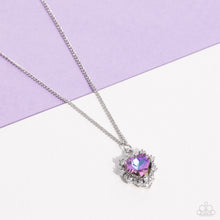 Load image into Gallery viewer, Paparazzi Be Still My Heart - Purple Necklace

