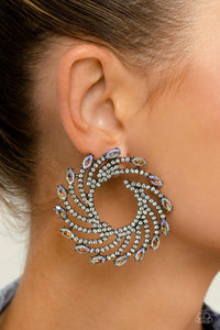 Paparazzi Firework Fanfare - Multi Post Earrings