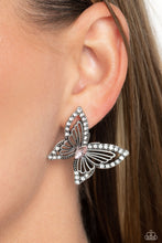 Load image into Gallery viewer, Paparazzi Wispy Wings - Pink Earrings
