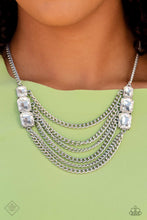 Load image into Gallery viewer, Paparazzi Come CHAIN or Shine - White Necklace
