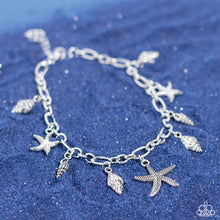 Load image into Gallery viewer, Paparazzi Stars and Shells - Silver Anklet
