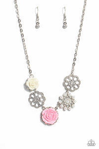 Paparazzi Tea Party Favors - Pink Necklace